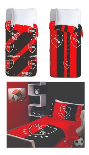 Cubrecama Cover Casablanca Newells Old Boys 1 1/2 Pl Ct Mmk