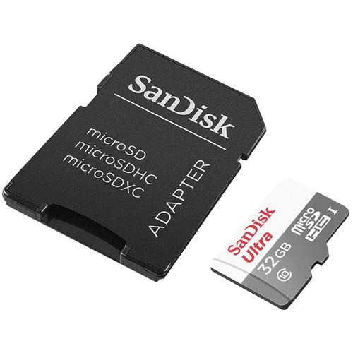 Imagen 5 de 7 de Tarjeta De Memoria Sandisk Ultra Con Adaptador Sd 32gb Sdsqunr-032g-gn3ma