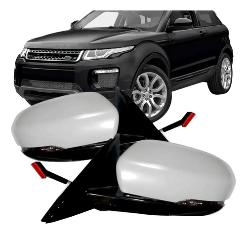 Retrovisor Evoque 12 13 Elétrico Com Pisca Retratil