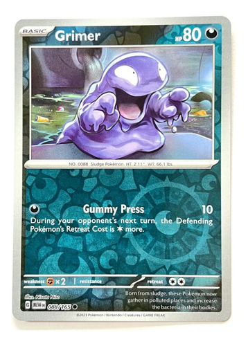 Grimer Reverse Holo 151  Pokemon Tcg+10 Cartas