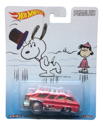 Hot Wheels Pop Culture Peanuts Custom Chevy Greenbrier Wagon