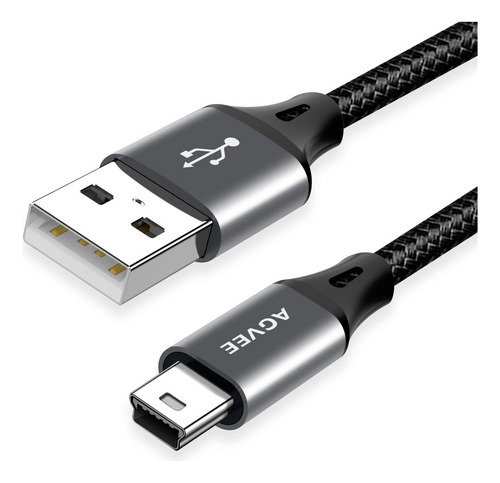 2 Cables De Carga Usb A Usb Mini Para Garmin Nuvi Gps Ti-84