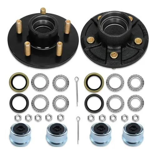 Kit De 2 Ejes De Remolque 5 Tornillos 4 5 Para