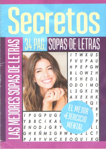 Lote 50 Revistas Sopas De Letras 34 Páginas 20x14