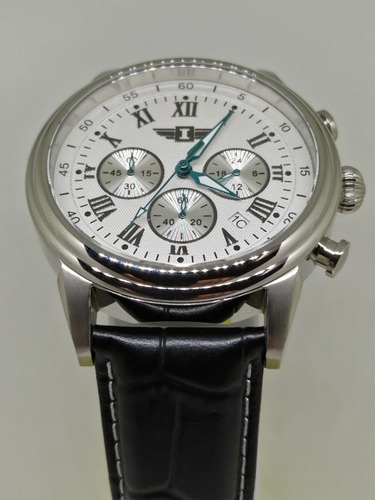 Relógio Invicta Quartz Branco Couro Modelo Ibi90242-002
