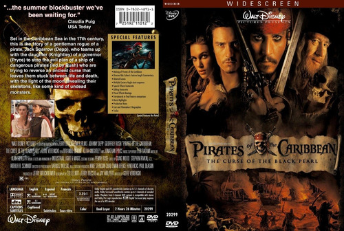 Piratas Del Caribe Peliculas Saga Completa Dvd Fisicos