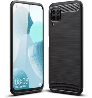 Funda Tpu Fibra Carbono Rugged Huawei P40 Lite + Templado 5d