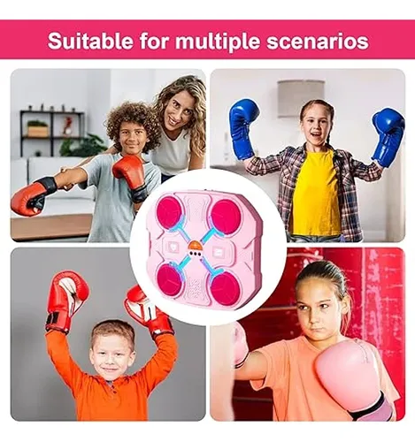Máquina De Boxeo Musical Para Niñas Bluetooth Interactivo