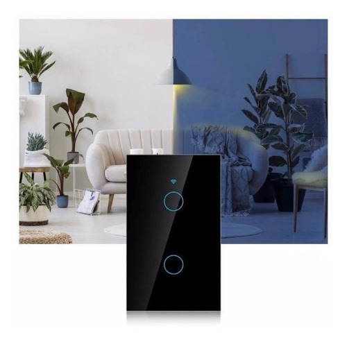 Imagen 3 de 6 de Apagador Inteligente Alexa Interruptor Wifi Contacto Pared 2