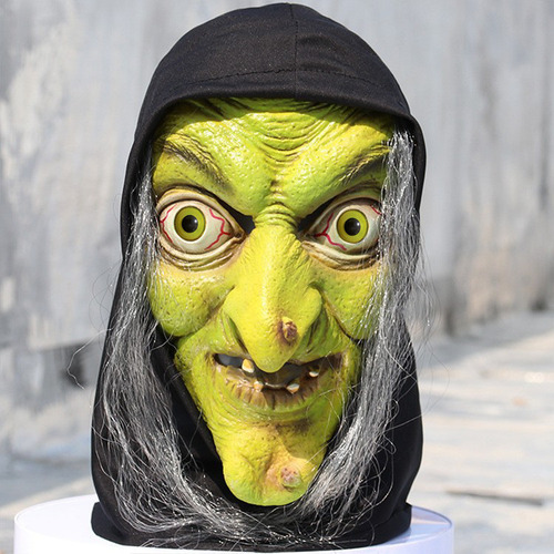 Fwefww Disfraz De Cosplay De Terror Para Halloween Con Máscara De B