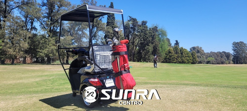 Imagen 13 de 25 de Triciclo Eléctrico - Golf Con Techo Y Soporte Para Bolsa / G