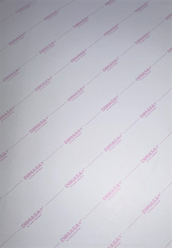 Papel Adhesivo Couche Mate Tabloide 12 X 18 Sticker 100 H Color Blanco