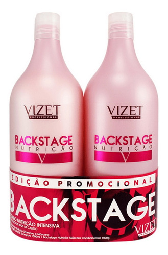 Combo Vizet Backstage Shampoo + Condicionador 1 Litro