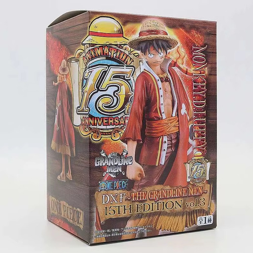 One Piece Monkey D Luffy Aniversario 15 | Grandline Men 18cm