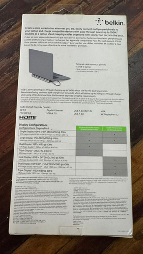 Belkin Usb-c 11 In One Multiport Dock (Usado)
