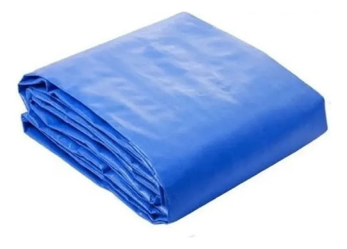 Lona 10x6 300 Micras - Azul, Reforçada, Impermeável