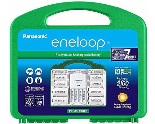 Panasonic Kj75mc64za Eneloop Power Pack 6aa 4 Adapters Usb