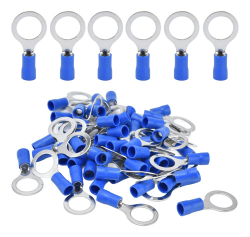 Conectores De Cable Eléctrico Aislados Crimp Terminals, 50 P