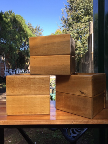 Para Tu Jardín Porta Maceta,macetero Madera Dura