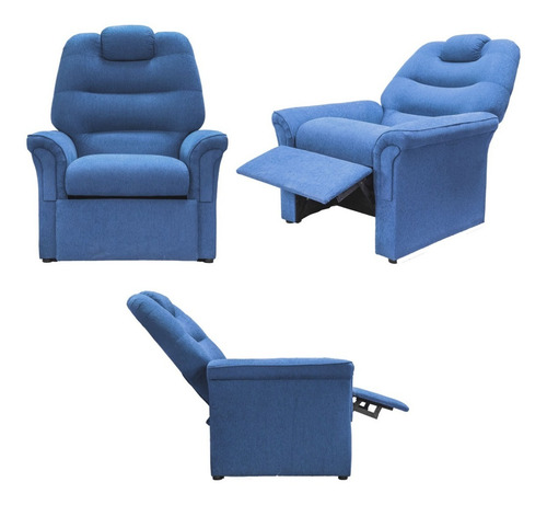 Sillon Reclinable Tela Chenille X 2 Unidades Envio Gratis