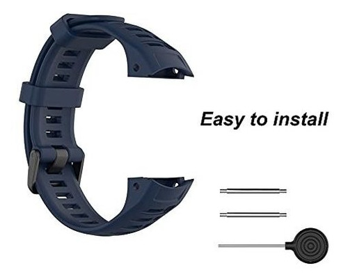 Malla De Silicona Y Reemplazo De Nylon Para Garmin Instinct