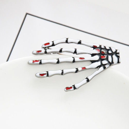 1pc Skeleton Hand Style Accesorio Adornos De Joyería