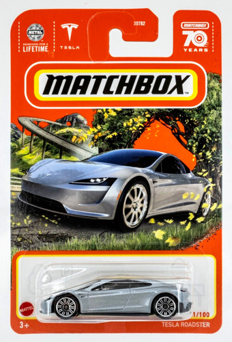 Matchbox - Vehículo Tesla Roadster - 30782