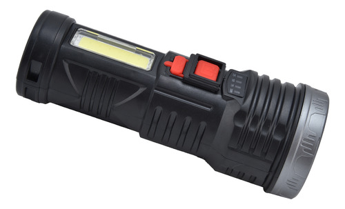 Linterna Led Cob, Luz Lateral Con Carga Usb, Ultrabrillante