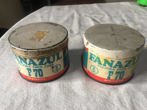 Juego De Latas Antiguas De Pólvora Vacías Fanazul F70