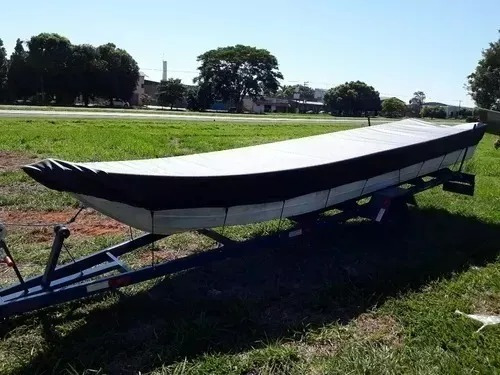 Capa Para Barco Semichato Canoa Lona Sol Chuva Impermeável