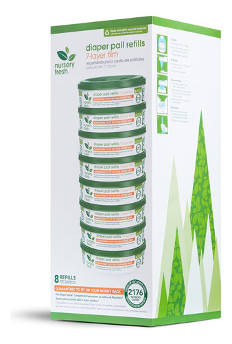 Anillos De Recambio Nursery Fresh® Para Diaper Genie® Y M...