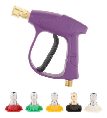 1/4 Pulgadas De Conexión Rápida Pistola Lavadora De Alta