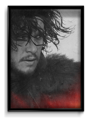 Cuadro Got Jon Snow 35x50 (marco+lámina+vidrio)