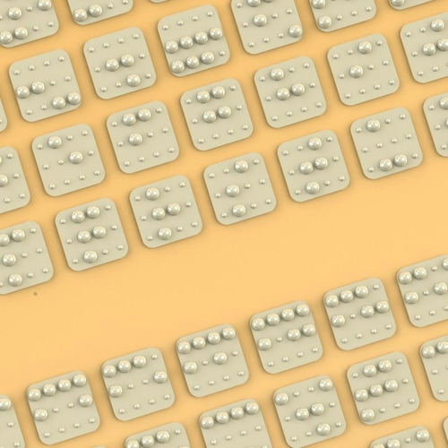 Etiquetas Para Teclado Braille 3dprint (principais Teclas)