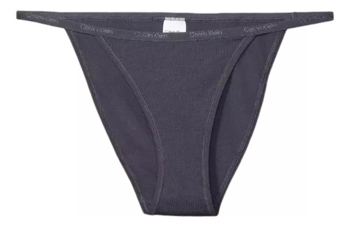 Pantie Calvin Klein String Bikini Gris De Mujer - Original