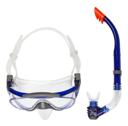 Speedo Glide Mask + Snorkel Set De Buceo Adulto