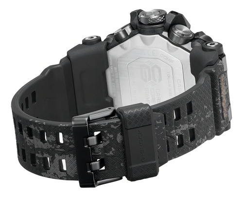 Reloj Casio G-shock Mudmaster GWG-2000CR-1ADR, correa negra, bisel negro, fondo gris