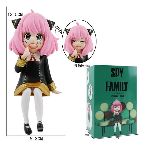 Figura De Colección De Anya Spy Family 15cm