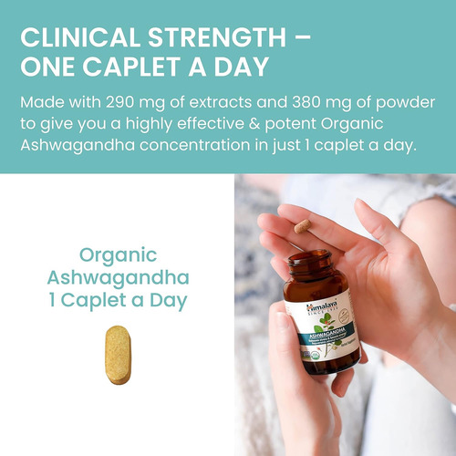 Ashwagandha Organica X 60 - Made In India - Himalaya Sin Sabor