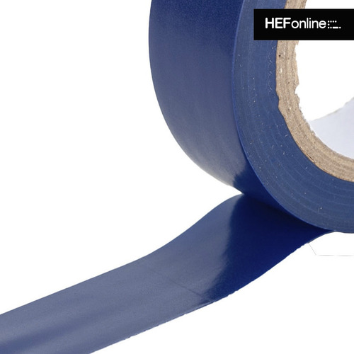 Cinta Pvc Aisladora Autoextinguible 10mts X 19mm Color Azul
