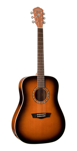 Violão Washburn Dreadnought Aço Tobacco Sunburst Wd7satb