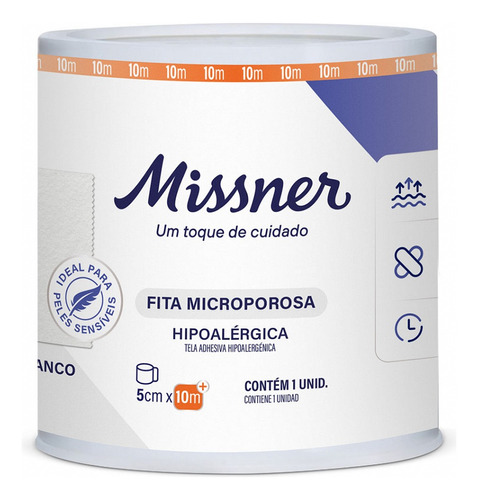 Fita Cirurgica Micropore 5 X 10 Metros Missner