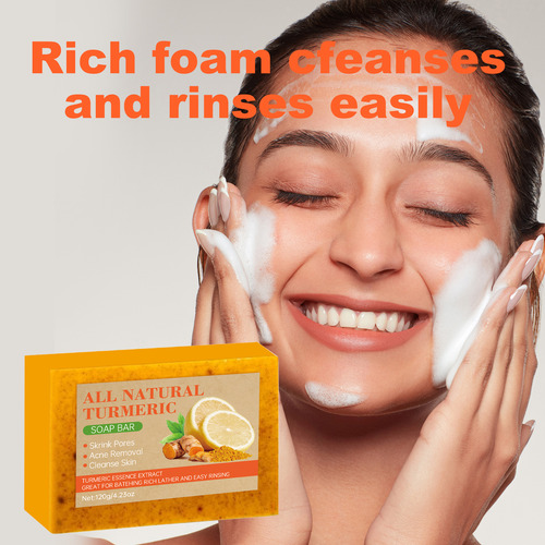 Jabón Turmeric Soap, Ácido Kójico De Cúrcuma Y Limón Hidrata