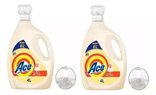 2 Pack Ace Detergente Liquido Ropa Suave Y Delicada 4 Lt