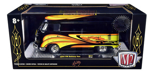 Carrinho De Ferro Volkswagen Kombi 1960 1/24 M2machines
