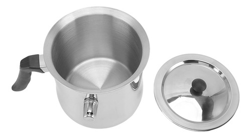 Pote De Derramamento De Cera De Abelha Derretido Em Aço Inox