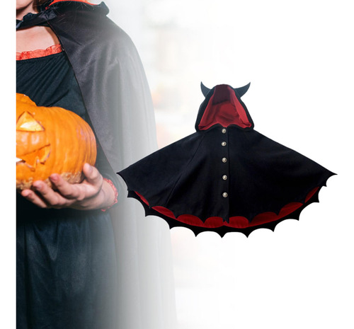Capa Con Capucha Para Halloween, Disfraz Gótico Para 4xl