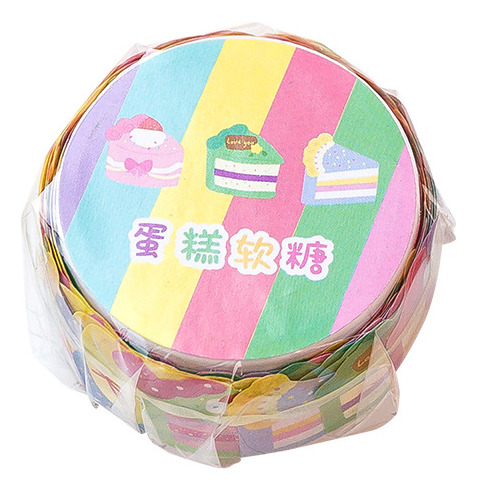 Honey Milk Foam - Cute Alien Collage Washi Tape 100pcs For