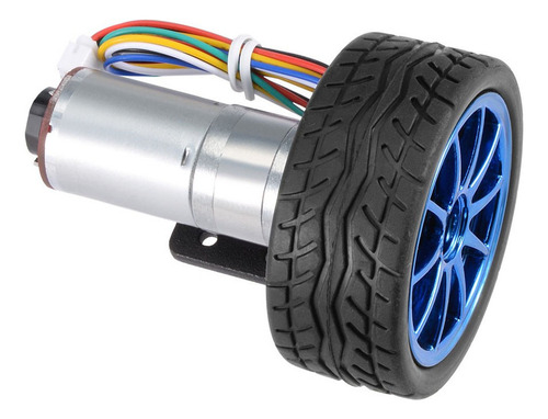 C Motor De Engranajes Diy Encoder Con Soporte De Montaje,