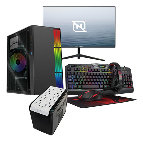 Kit Pc Gamer Monitor 21.5 Ryzen 7 5700g Ram 32gb Ssd 1tb Reg